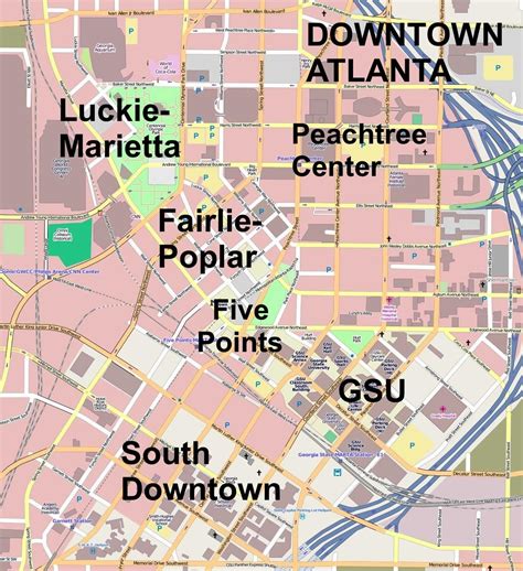 Atlanta Map .